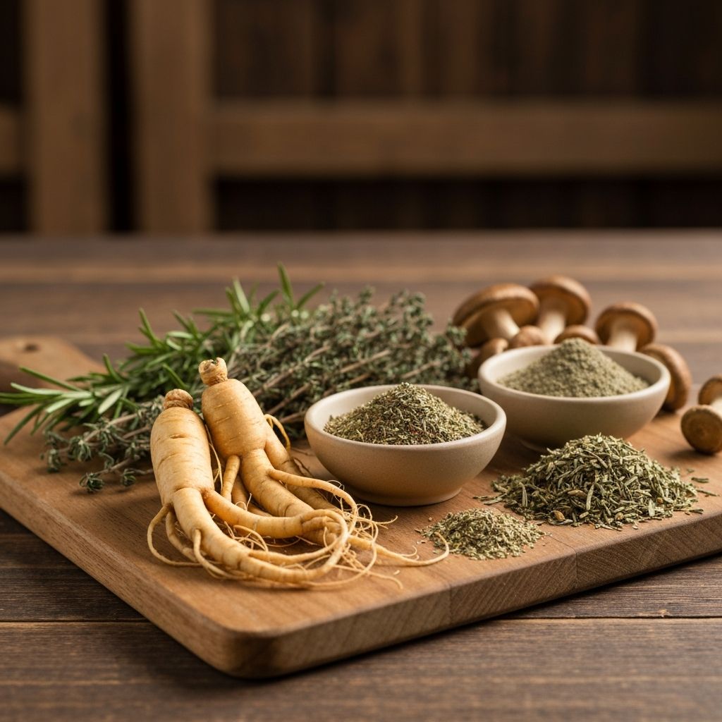 Adaptogenic herbs and plants